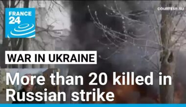 More than 20 killed in Russian strike on Ukrainian city • FRANCE 24 English