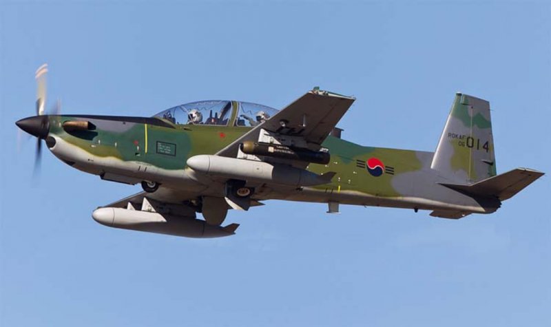 S. Korea Air Force plane parts fall during night training