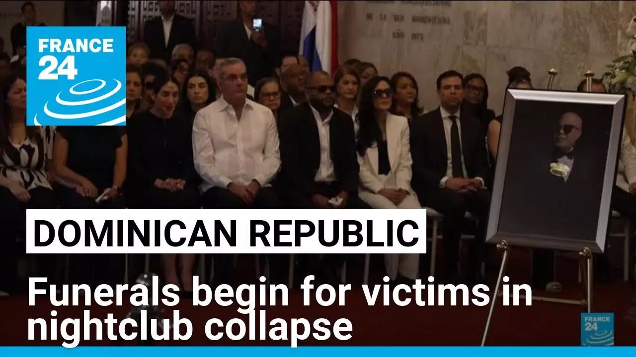Dominican Republic: funerals begin for victims in nightclub collapse • FRANCE 24 English
