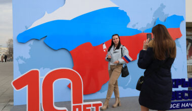 Russia flag, Crimea