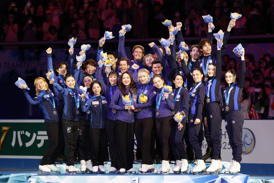 U.S. holds on to win World Team Trophy, Japan 2nd