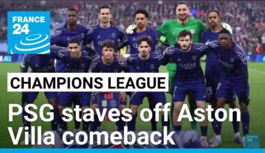 French side PSG staves off Aston Villa comeback, reaches Champions League semi-finals • FRANCE 24