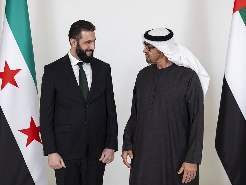 UAE President affirms support for Syria's aspirations for stability