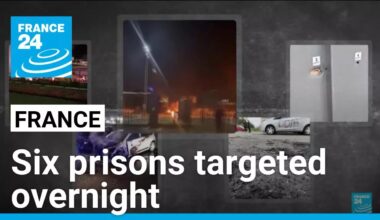 At least six French prisons targeted with arson and gunfire • FRANCE 24 English