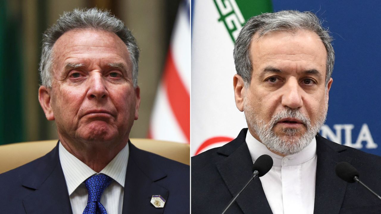 Middle East envoy Steve Witkoff and Iranian Foreign Minister Abbas Araghchi.