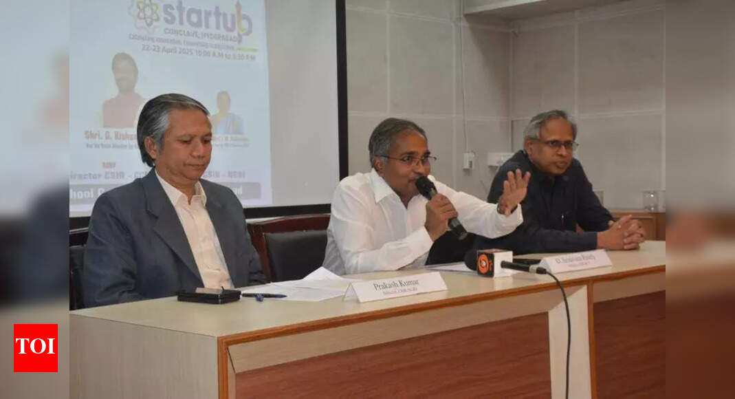 CSIR startup conclave Hyderabad 2025 to open on April 22, will showcase 80 innovators from three city-based labs | Hyderabad News