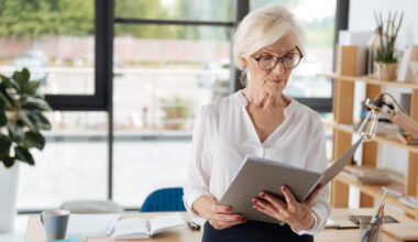 senior businesswoman