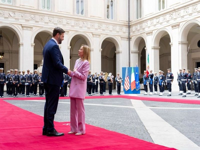 US Vice President JD Vance concludes Italy visit, departs for India