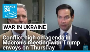 Macron to discuss Ukraine war with Trump's envoys • FRANCE 24 English