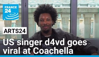 Music show: US singer d4vd goes viral at Coachella • FRANCE 24 English