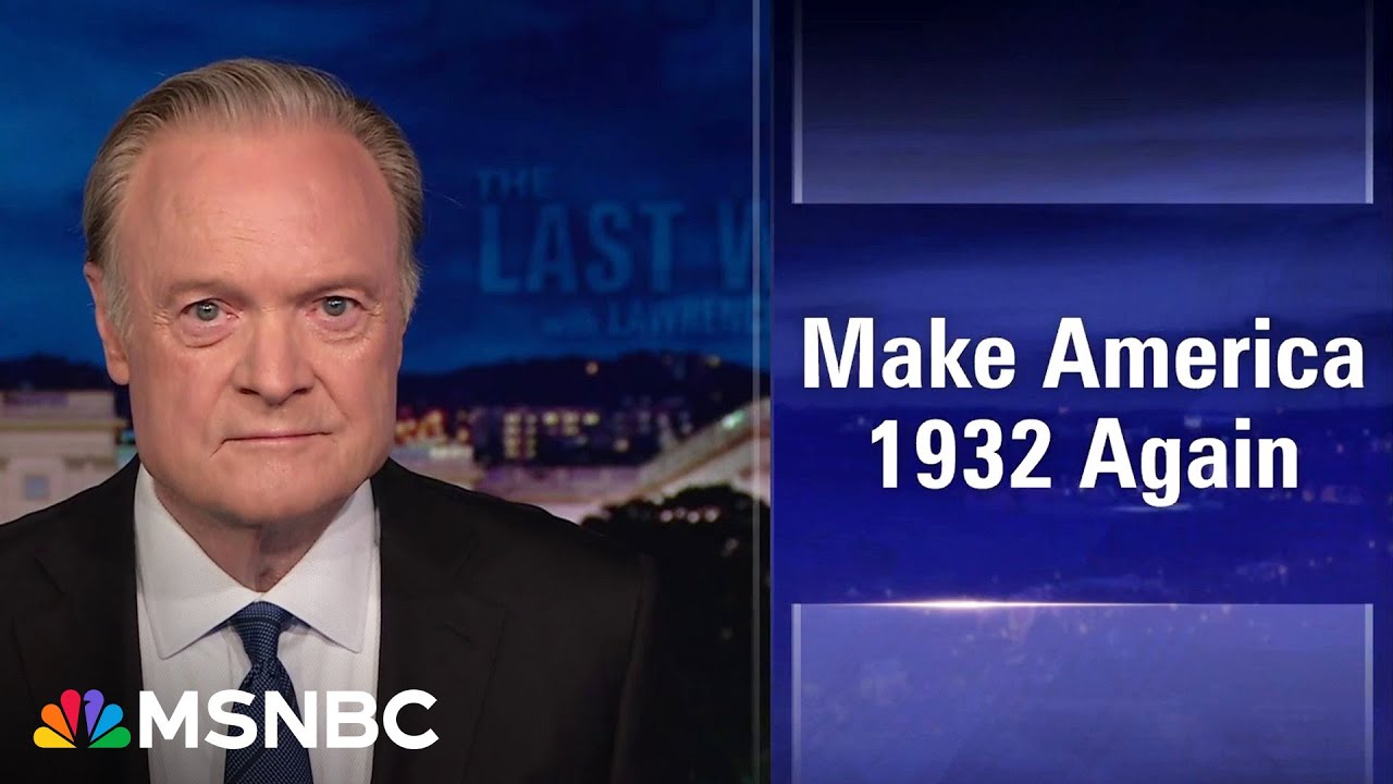 Lawrence: Trump plunging stock market to its ‘Make America 1932 Again' moment