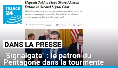 "Signalgate" : de nouvelles révélations embarrassantes pour Pete Hegseth • FRANCE 24