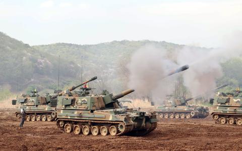 South Korea resumes live-fire training at artillery range near northern border