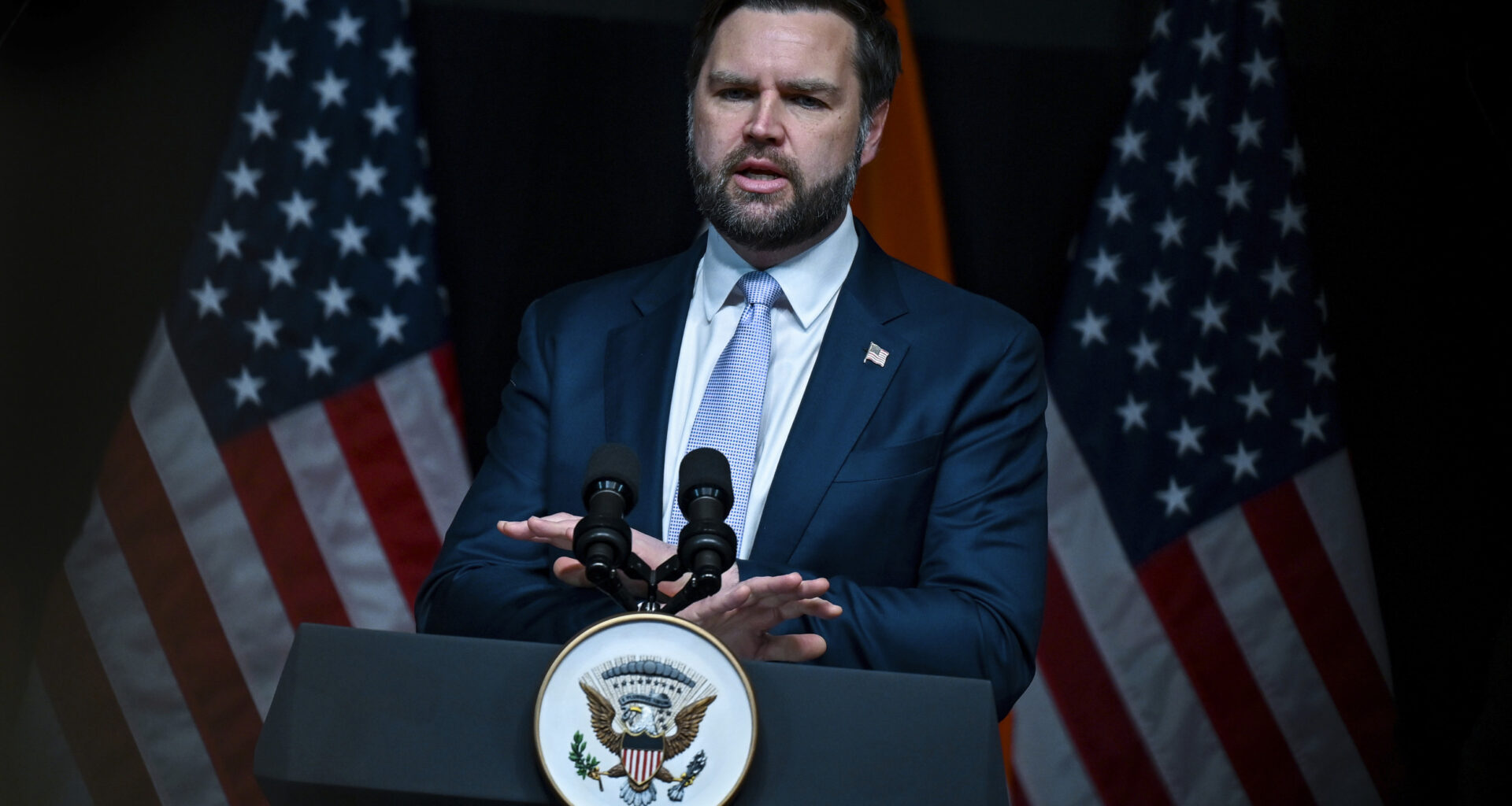 U.S. Vice President JD Vance delivers remarks