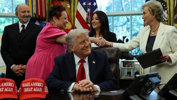 Trump reinserts himself into Canadian politics, saying 'as a state, it works great'