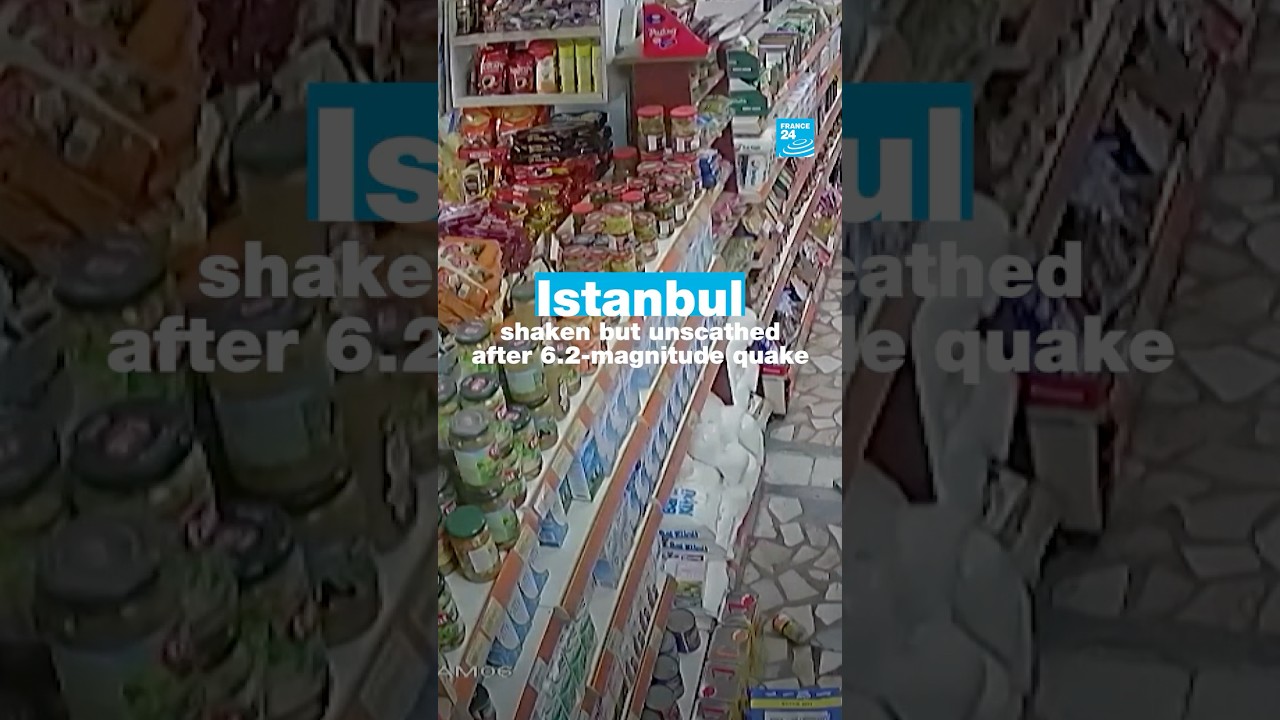 Istanbul shaken but unscathed after 6.2-magnitude quake • FRANCE 24 English