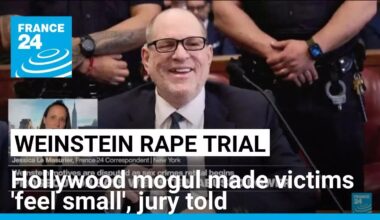 Mogul Weinstein made sex attack victims 'feel small,' jury told • FRANCE 24 English