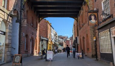 Stockport Town Centre. Decent place. A lot better than some other Town Centres in the North West.