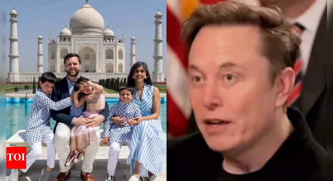 Elon Musk has THIS to say about JD Vance and Usha Vance visiting Taj Mahal with kids