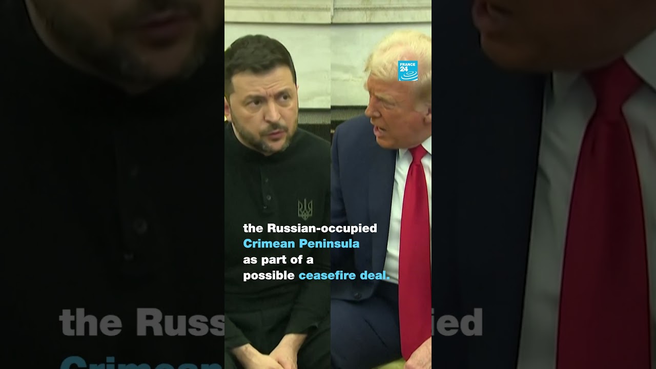 Trump: ‘Crimea will stay in Russia’ • FRANCE 24 English
