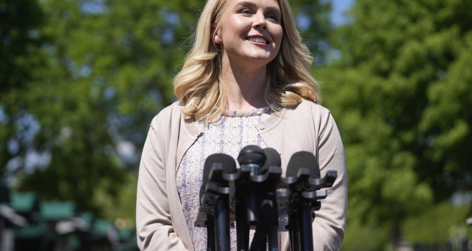 White House press secretary Karoline Leavitt