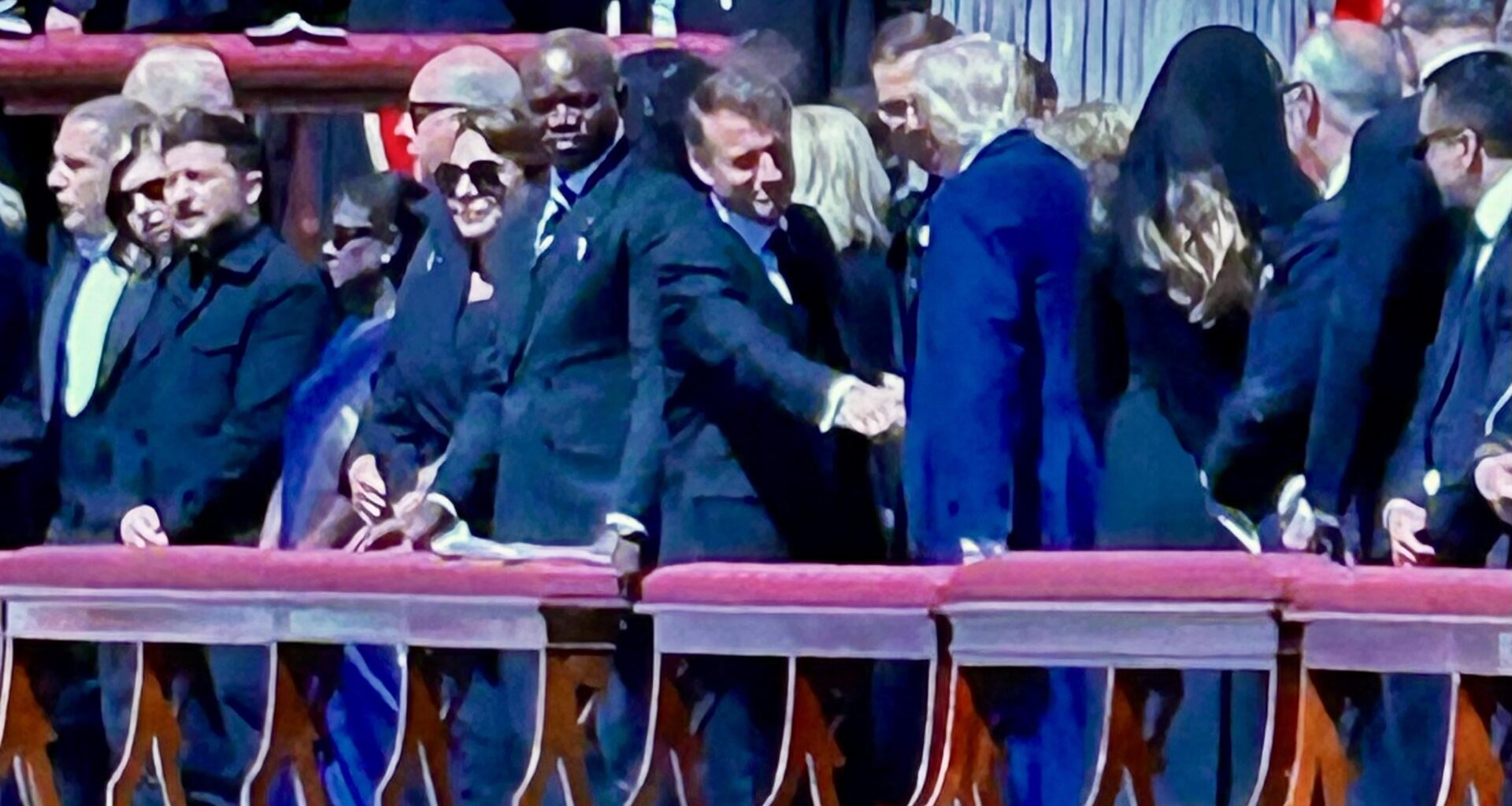 Trump lectured Zelenskyy for not being properly dressed, yet turns up to the funeral of the Pope improperly dressed.