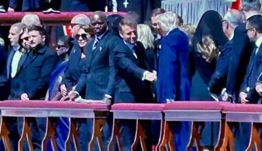 Trump lectured Zelenskyy for not being properly dressed, yet turns up to the funeral of the Pope improperly dressed.
