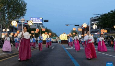 Lantern parade held in Seoul, South Korea-Xinhua