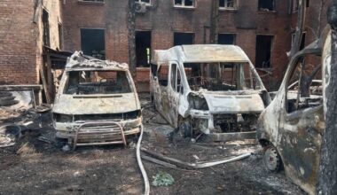 Russians destroy Hospitallers' base (a volunteer medical battalion) in Pavlohrad