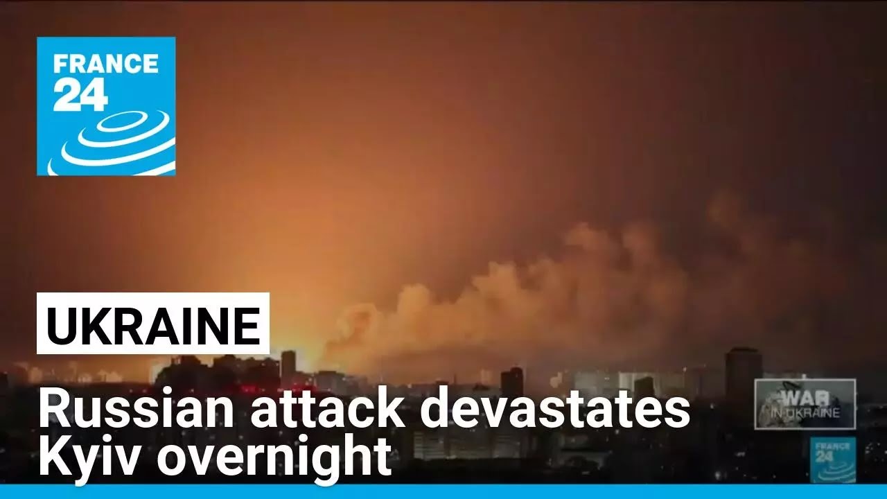 Russian missile and drone attack devastates Kyiv overnight • FRANCE 24 English