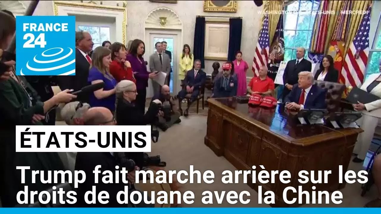 Donald Trump fait marche arrière sur les droits de douane avec la Chine • FRANCE 24