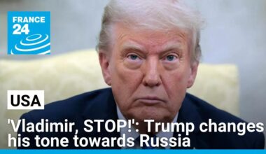 'Vladimir, STOP!': Trump changes his tone towards Russia • FRANCE 24 English