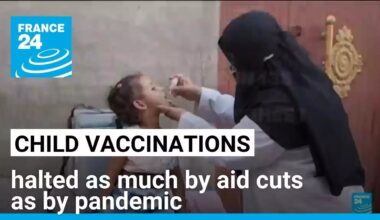 Aid funding disruptions rival pandemic in halting child vaccinations, UN says • FRANCE 24 English