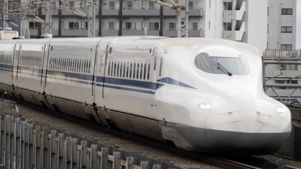 Shinkansen services halted in western Japan after train hits person