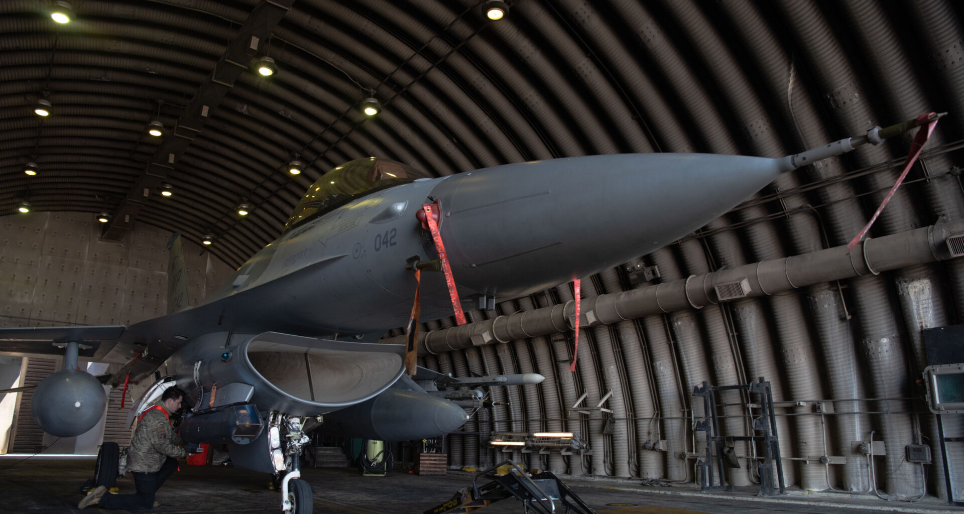 U.S. F-16 Fighter Jet In South Korea