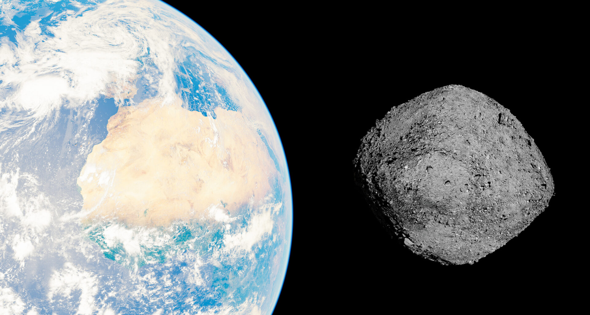 Stock image of asteroid