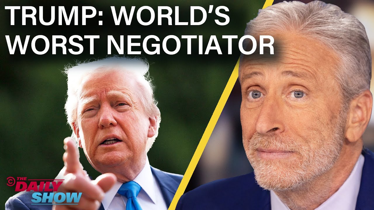 Jon on Trump's First 100 Days: Destroying America's Reputation, Economy, & Leverage | The Daily Show