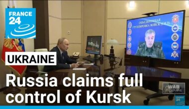 Russia claims it has regained full control of Kursk from Ukraine • FRANCE 24 English