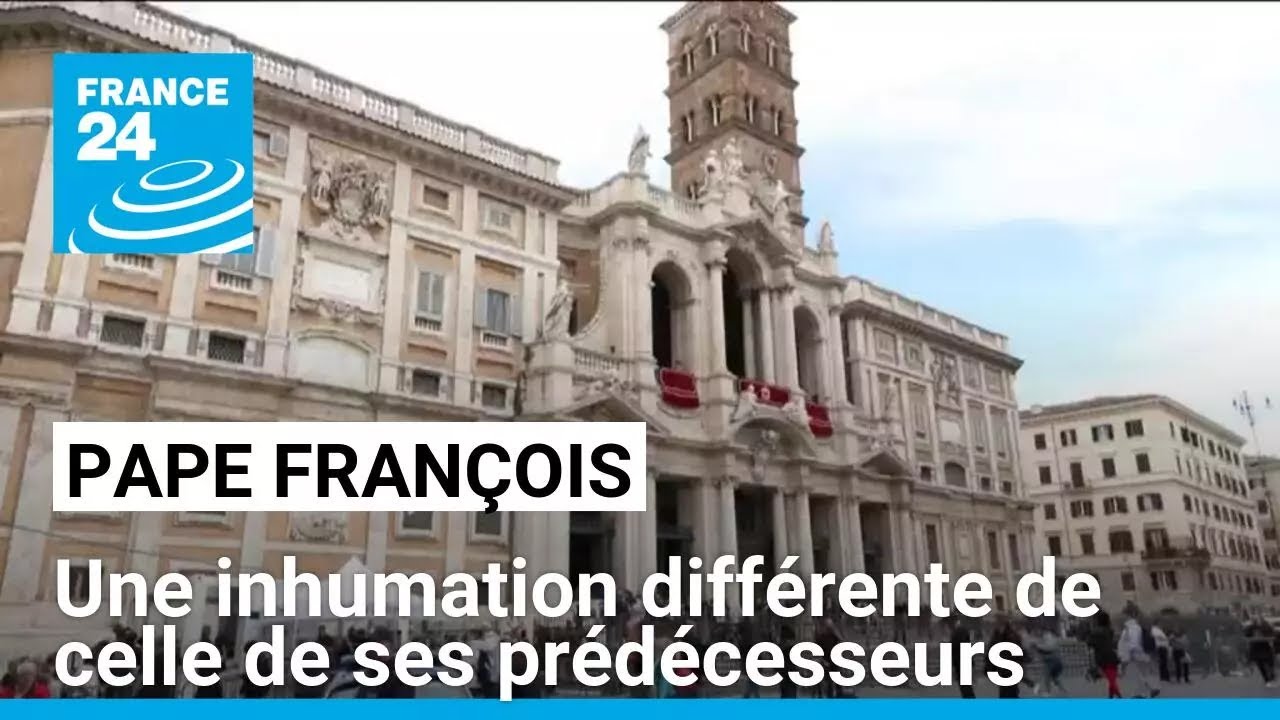 L'inhumation du pape François sera différente de celles de ses prédécesseurs • FRANCE 24