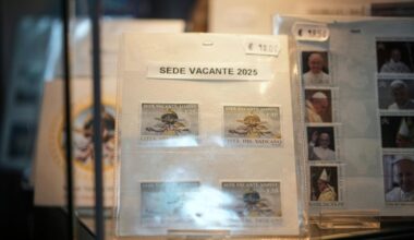 Vatican issues 'sede vacante' postage stamps valid until a new pope is elected