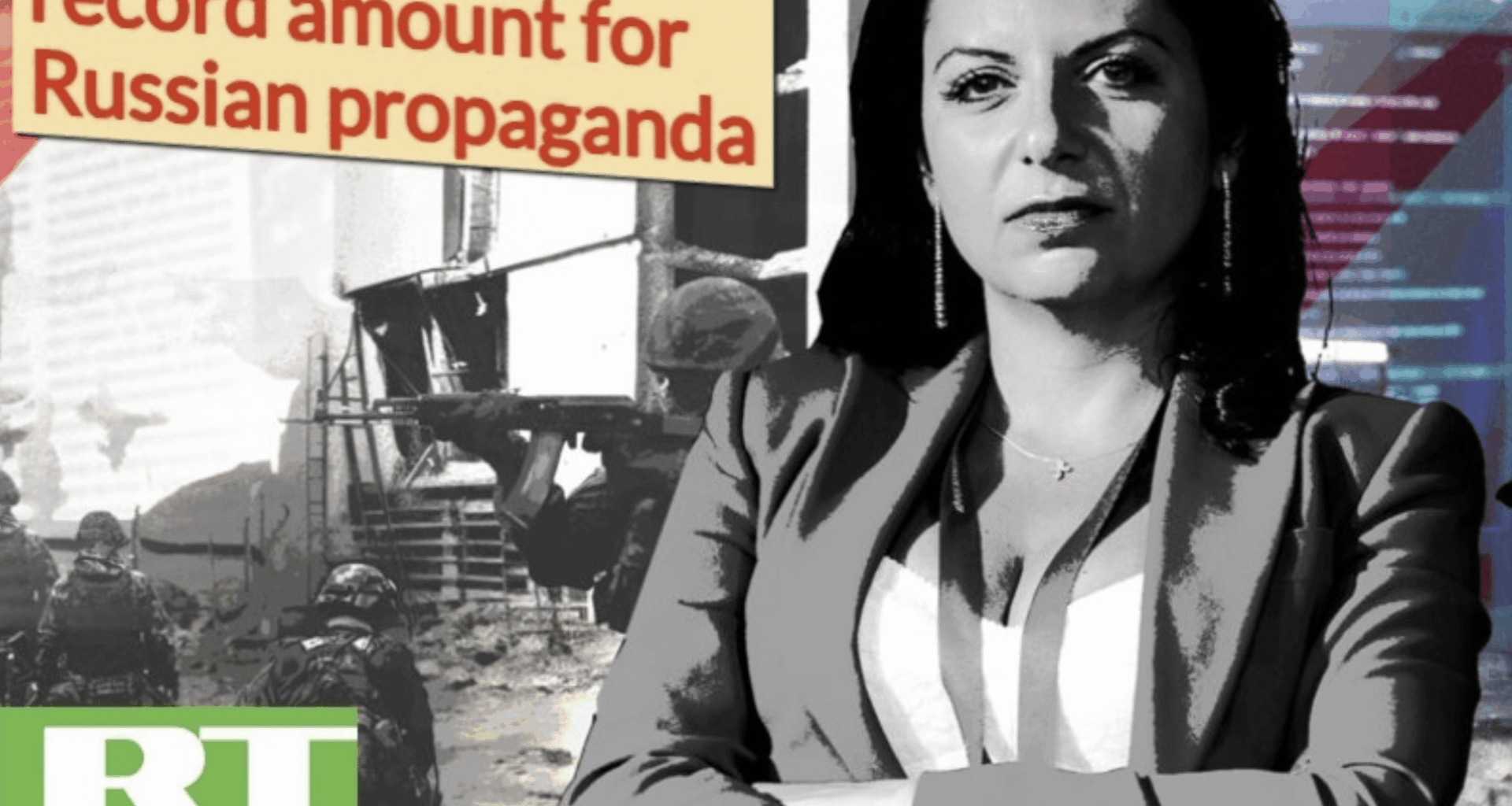 In 2024, Kremlin-backed Russia Today (RT), led by Margarita Simonyan, spent a record 31.7B rubles ($390M) on global propaganda. Following Western sanctions that shut down RT America, RT France, and RT UK, the network is now shifting focus to Arab audiences.