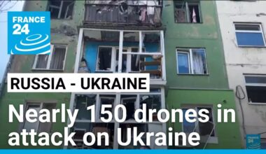 Russia launches nearly 150 drones in massive attack on Ukraine overnight • FRANCE 24 English