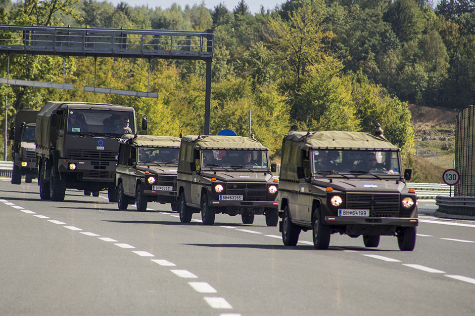 New Moldovan Contingent in the EUFOR peacekeeping Mission