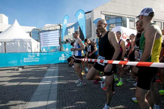 Participants of the previous edition of the ČSOB marathon.