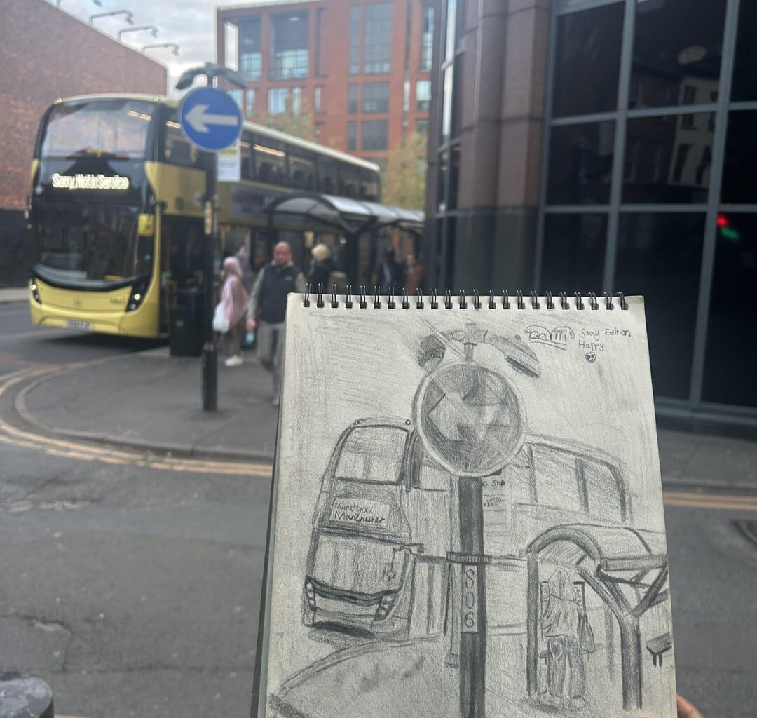 Hello I’m a local artist and here is my drawing I did