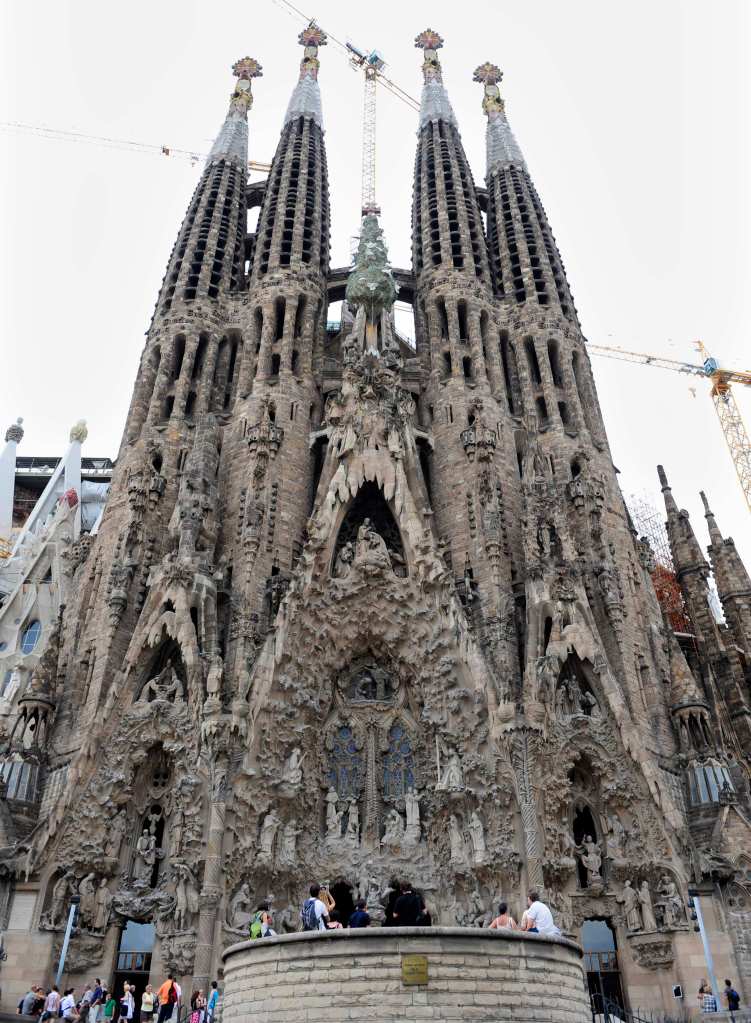In this Saturday, Sept. 6, 2008 file photo, Antoni Gaudi's Sagrada Familia, or Holy Family Church, is shown in Barcelona, Spain.