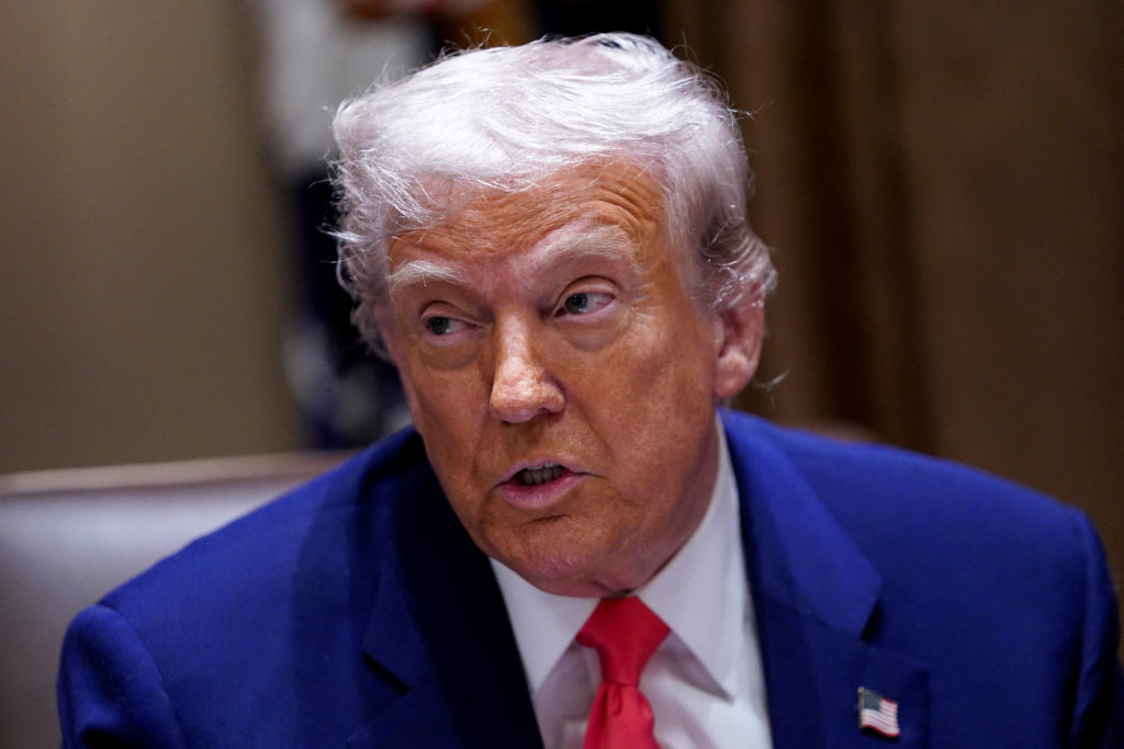 U.S. President Trump holds a cabinet meeting at the White House