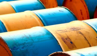 Oil barrels