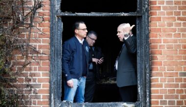Pennsylvania Governor Josh Shapiro and Pennsyvania State Police provide an update on the act of arson that took place at t...