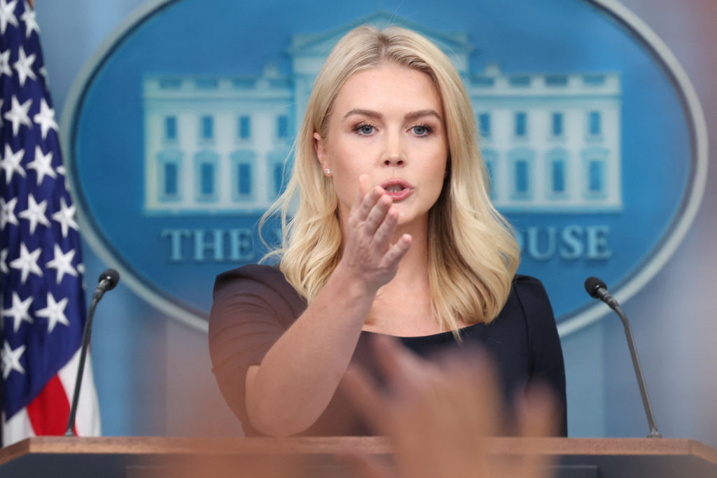 WATCH LIVE: White House holds briefing as judge finds cause to hold Trump administration in contempt